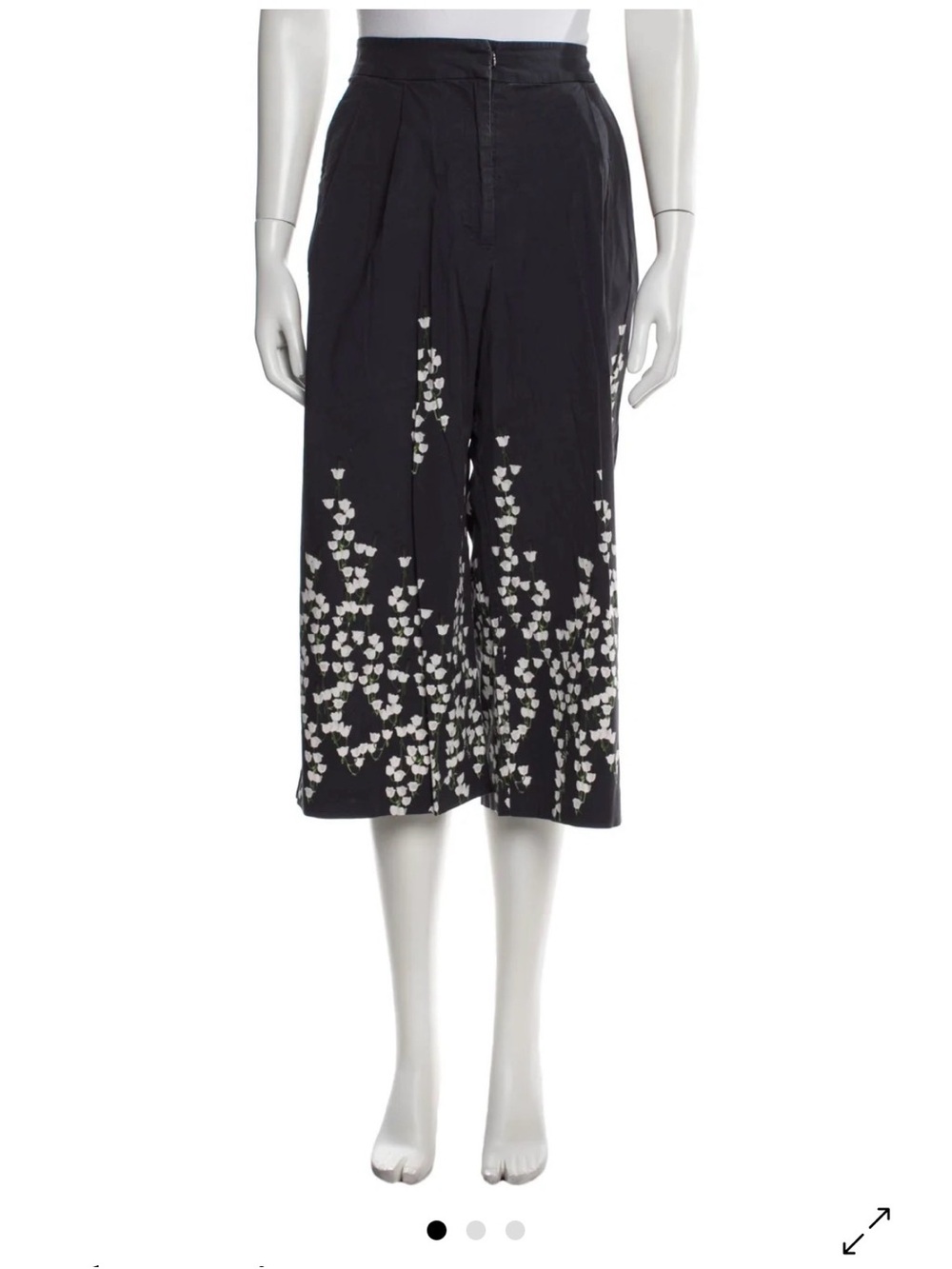Adam Lippes Black Waistband Trousers